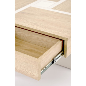 SAVERO modern lerakóasztal – tölgy / kasmír -80cm