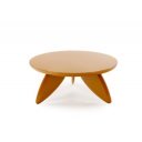 MIRAGE modern dohányzóasztal – mustársárga - 80cm