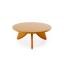 MIRAGE modern dohányzóasztal – mustársárga - 80cm