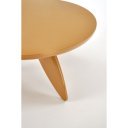MIRAGE modern dohányzóasztal – mustársárga - 80cm