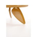 MIRAGE modern dohányzóasztal – mustársárga - 80cm