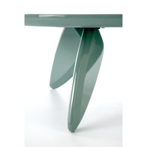 MIRAGE modern dohányzóasztal – türkiz - 80cm