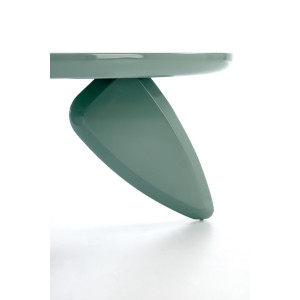 MIRAGE modern dohányzóasztal – türkiz - 80cm