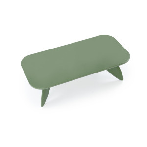 MIRAGE modern dohányzóasztal – zöld - 120cm