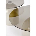 MERAKI modern lerakóasztal –  üveg / kasmír -50cm