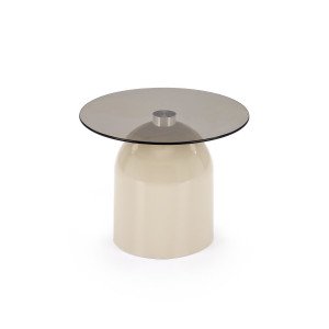 MERAKI modern lerakóasztal –  üveg / kasmír -50cm HALMAR
