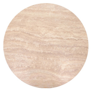 FORM modern dohányzóasztal – travertin / kasmír -70cm