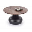 FORM modern dohányzóasztal – dió / fekete -70cm