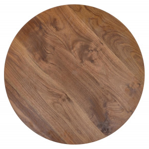 FORM modern dohányzóasztal – dió / fekete -70cm