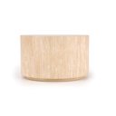 PILLAR modern dohányzóasztal – travertin - 60cm