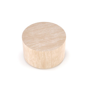 PILLAR modern dohányzóasztal – travertin - 60cm