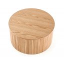 GRAIN modern fa dohányzóasztal – natúr -80cm