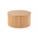 GRAIN modern fa dohányzóasztal – natúr -80cm