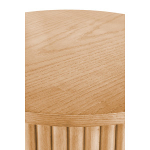 GRAIN modern fa dohányzóasztal – natúr -80cm