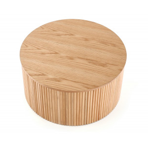 GRAIN modern fa dohányzóasztal – natúr -80cm