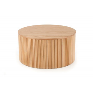 GRAIN modern fa dohányzóasztal – natúr -80cm