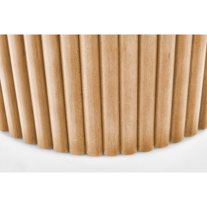 GRAIN modern fa dohányzóasztal – natúr -80cm