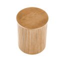 GRAIN modern fa lerakóasztal – natúr -40cm