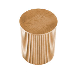 GRAIN modern fa lerakóasztal – natúr -40cm