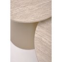 NEST modern 2 részes dohányzóasztal szett – travertin / kasmír -70/50cm