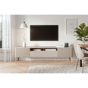 SOFTLINE modern TV-szekrény – kasmír / tölgy – 200 cm