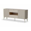 SOFTLINE modern komód – kasmír / tölgy – 160 cm