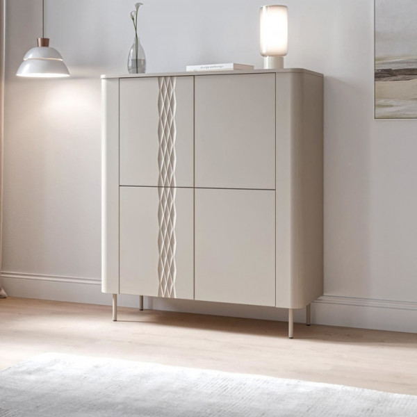 MUSE modern magas komód – kasmír – 100 cm