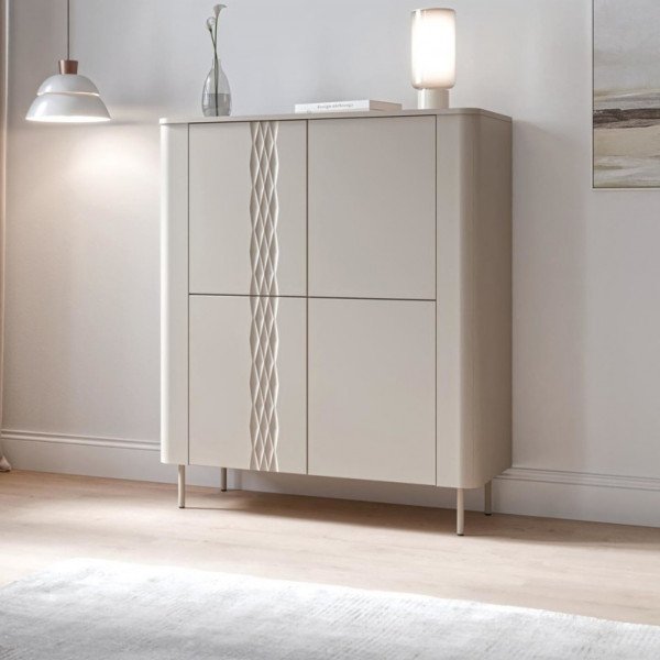 MUSE modern magas komód – kasmír – 100 cm