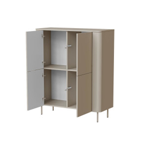 MUSE modern magas komód – kasmír – 100 cm