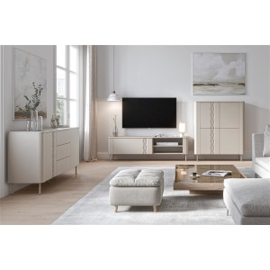 MUSE modern magas komód – kasmír – 100 cm