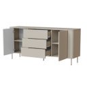 MUSE modern komód – kasmír – 160 cm