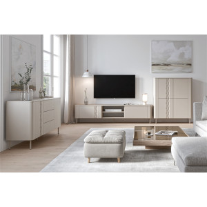 MUSE modern komód – kasmír – 160 cm