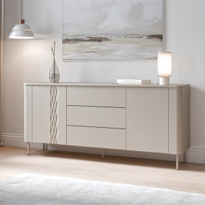 MUSE modern komód – kasmír – 160 cm Elemes bútor