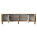 GROOVE modern TV-szekrény – tölgy – 190 cm