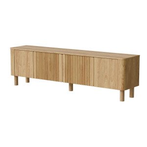 GROOVE modern TV-szekrény – tölgy – 190 cm