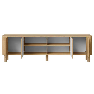 GROOVE modern TV-szekrény – tölgy – 190 cm