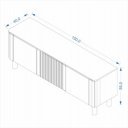 GROOVE modern TV-szekrény – tölgy – 150 cm