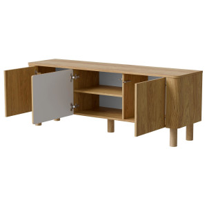 GROOVE modern TV-szekrény – tölgy – 150 cm