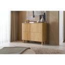 GROOVE modern magas komód – tölgy – 110 cm