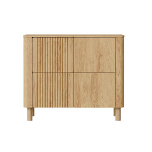 GROOVE modern magas komód – tölgy – 110 cm
