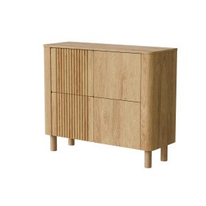 GROOVE modern magas komód – tölgy – 110 cm