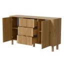 GROOVE modern komód – tölgy – 150 cm