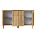 GROOVE modern komód – tölgy – 150 cm