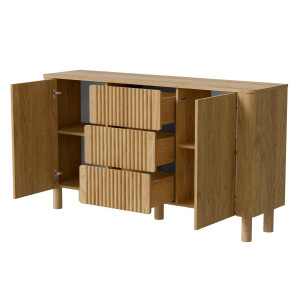 GROOVE modern komód – tölgy – 150 cm