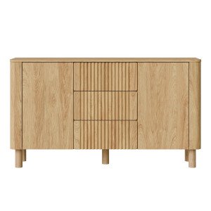 GROOVE modern komód – tölgy – 150 cm Elemes bútor