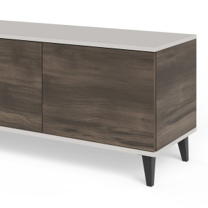 BLEND modern TV-szekrény – kasmír / dió – 200 cm