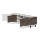 BLEND modern TV-szekrény – kasmír / dió – 180 cm