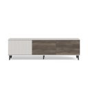 BLEND modern TV-szekrény – kasmír / dió – 180 cm