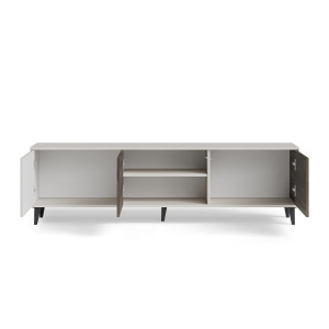 BLEND modern TV-szekrény – kasmír / dió – 180 cm