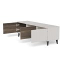 BLEND modern TV-szekrény – kasmír / dió – 150 cm